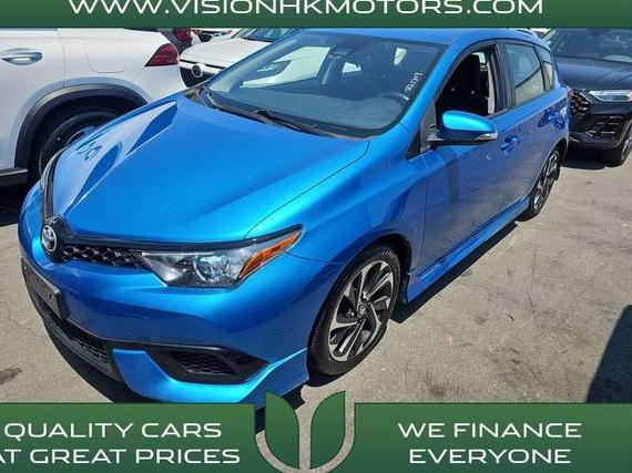 TOYOTA COROLLA IM 2017 JTNKARJE4HJ539288 image